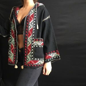 Personal handmade vintage poncho jacket